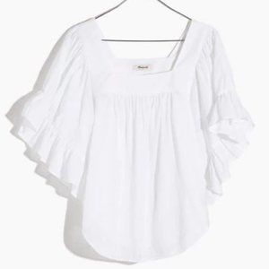Madewell - Flutter Sleeve Butterfly Top Medium